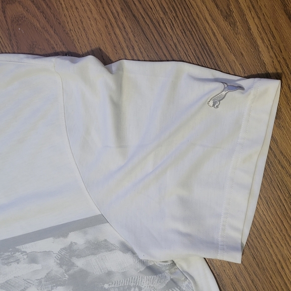 Puma Men’s XXL White & Gray Performance Golf Polo Shirt A9 - Picture 2 of 6